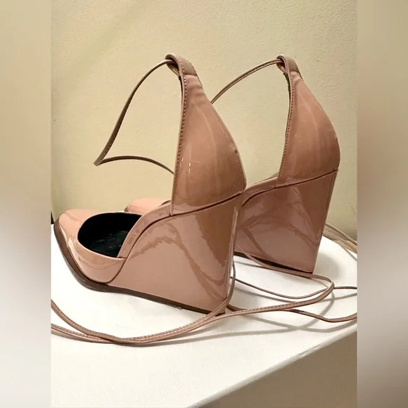 Victoria Beckham loafer wedge pump patent leather Size EU 38 / US 8 - Picture 10 of 15